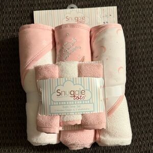 Hooded Towels/washcloths bath set